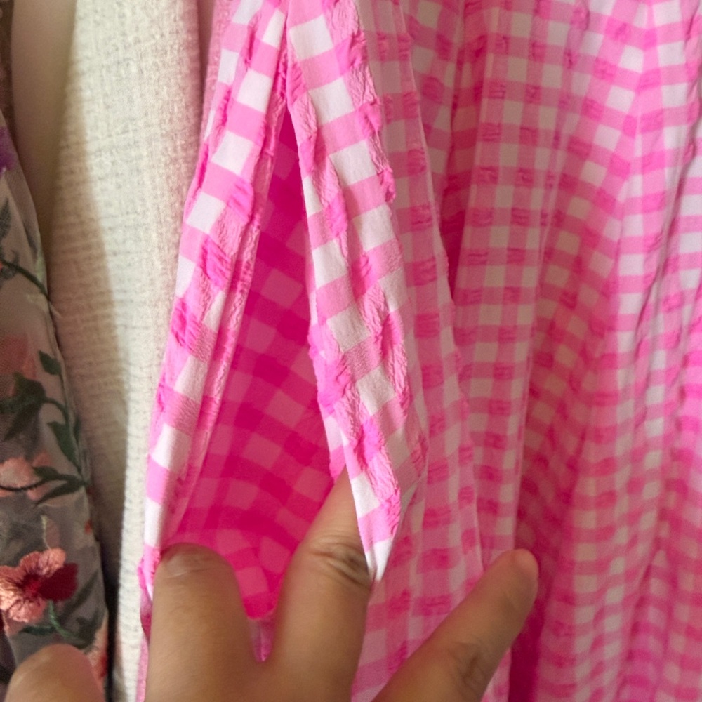 JessaKae Daze Pink Gingham Dress - Picture 5 of 5